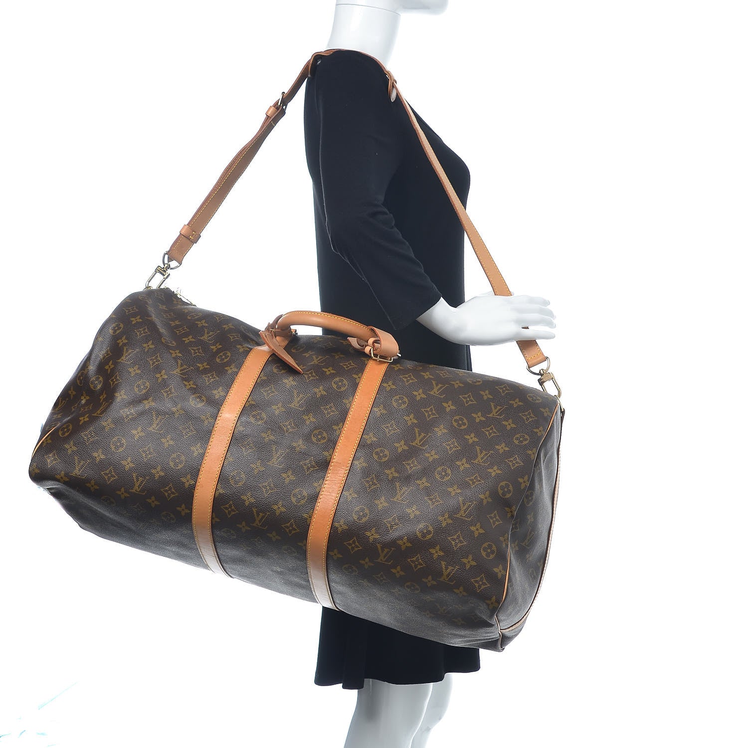 Louis Vuitton Monogram Keepall Bandouliere 60 3 of 16