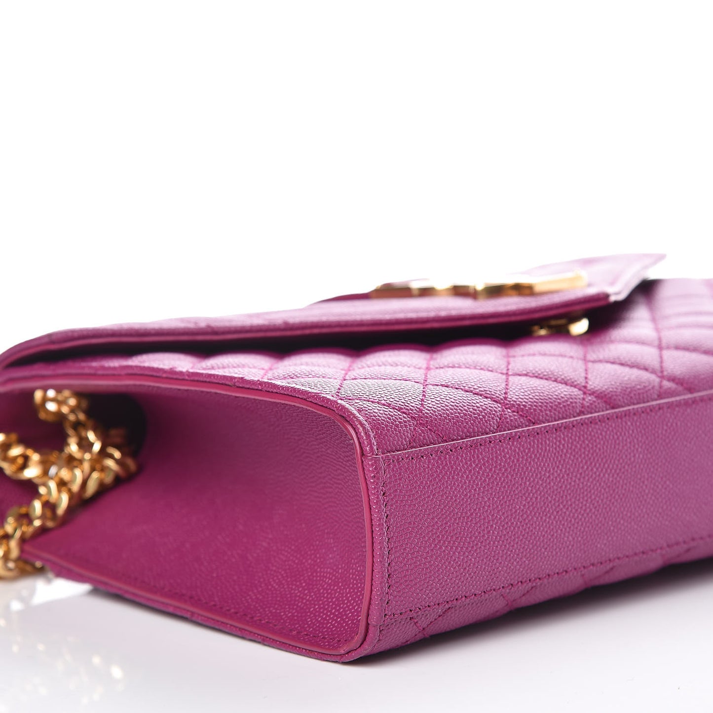 Grain De Poudre Medium Tri-Quilt Monogram Satchel Purple