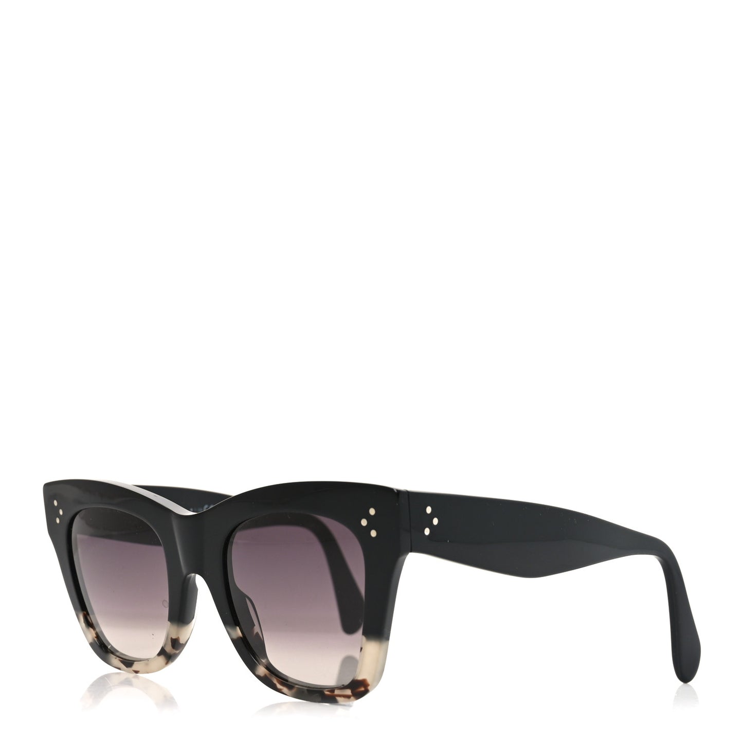 Acetate Cat Eye Sunglasses CL40004I Grey Black