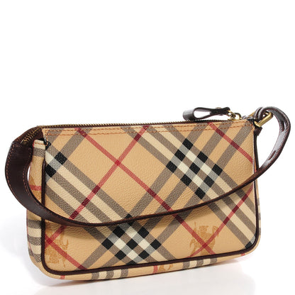 Burberry Haymarket Check Pochette Chocolate 3 of 7