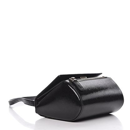 Givenchy Textured Patent Calfskin Mini Pandora Box Crossbody Bag Black 4 of 18