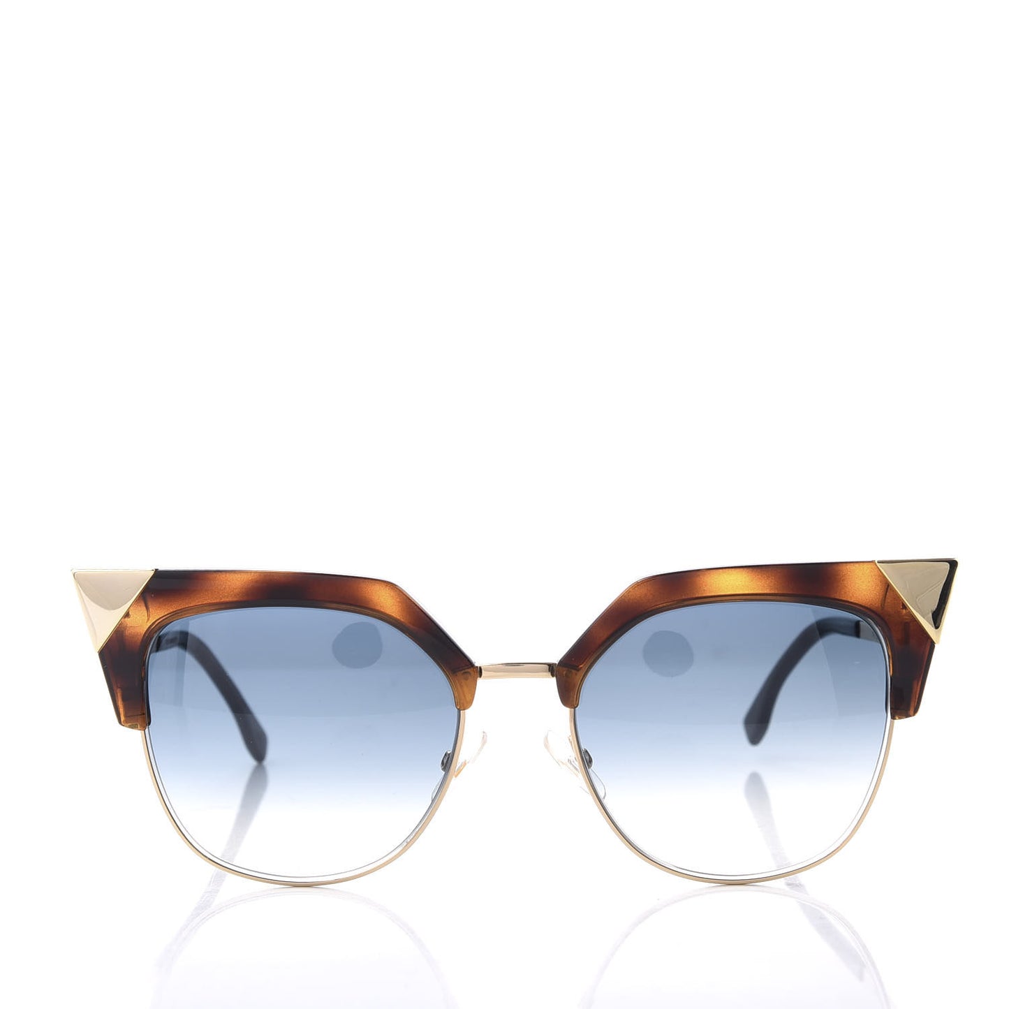 Cat Eye Iridia Sunglasses FF 0149/S Havana Gold