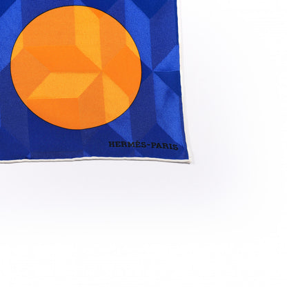 Hermes Silk Jeux de Pois Jacquard Scarf 70 4 of 4