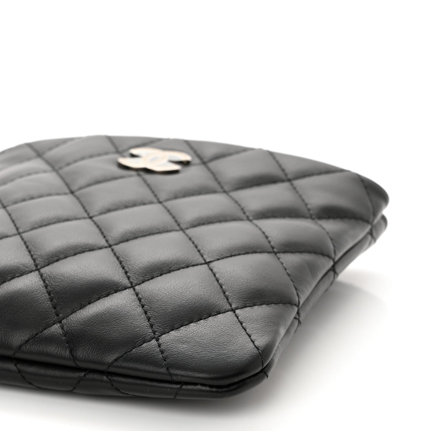 Chanel Lambskin Quilted Crossbody Bag Black 11 of 11
