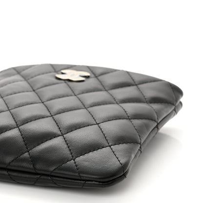 Chanel Lambskin Quilted Crossbody Bag Black 11 of 11