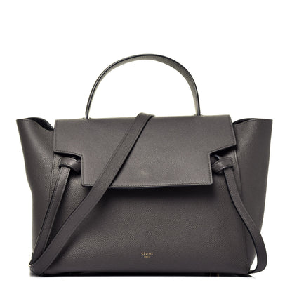 Celine Grained Calfskin Mini Belt Bag Grey 1 of 9