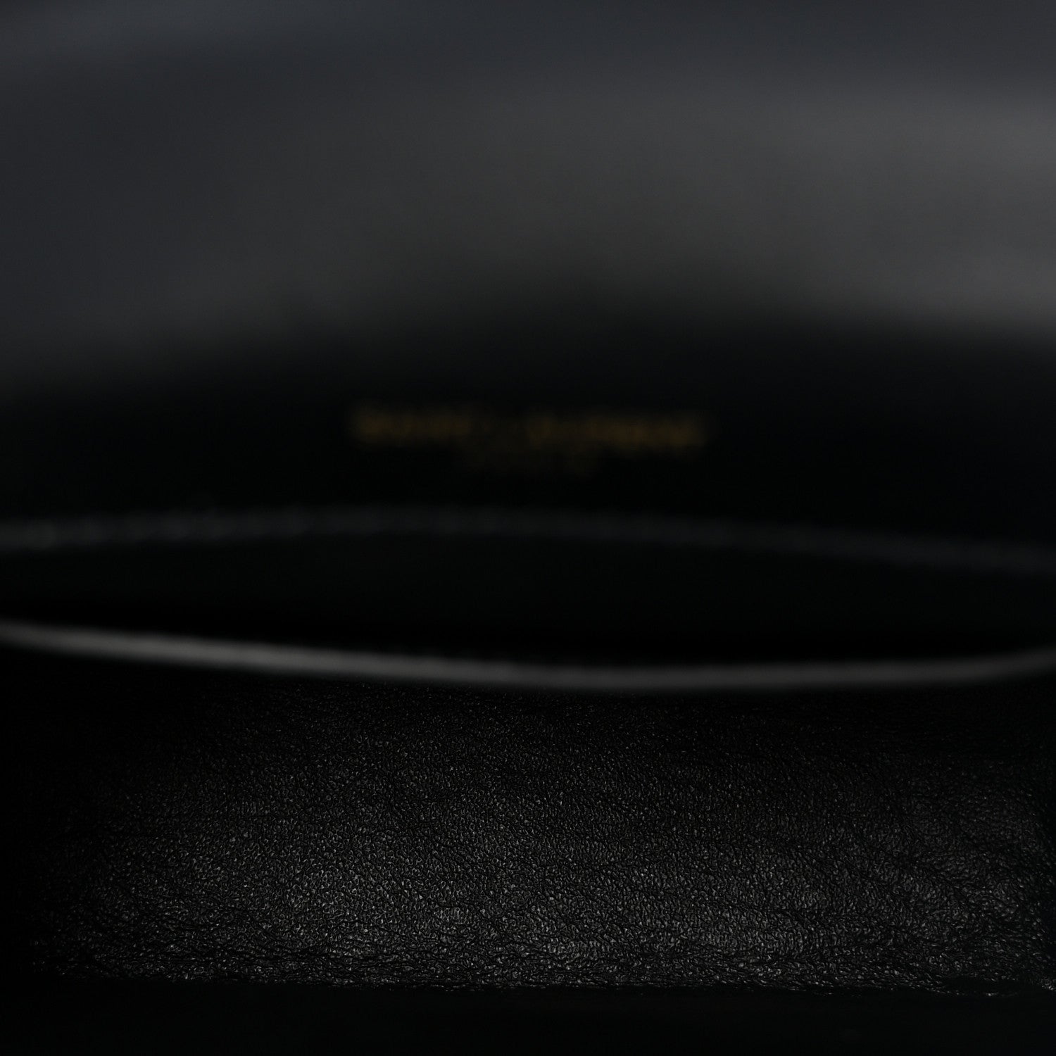 Saint Laurent Patent Calfskin Matelasse Monogram Small Vicky Chain Bag Black 5 of 11
