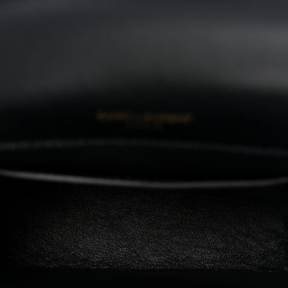 Saint Laurent Patent Calfskin Matelasse Monogram Small Vicky Chain Bag Black 5 of 11