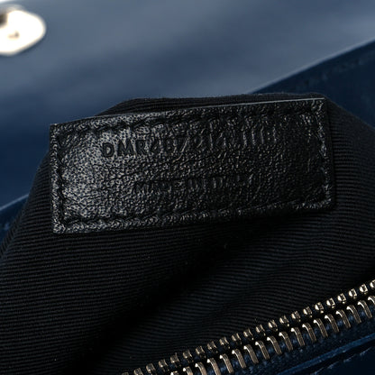 Saint Laurent Calfskin Y Quilted Monogram Medium Loulou Chain Satchel Medium Blue 8 of 11