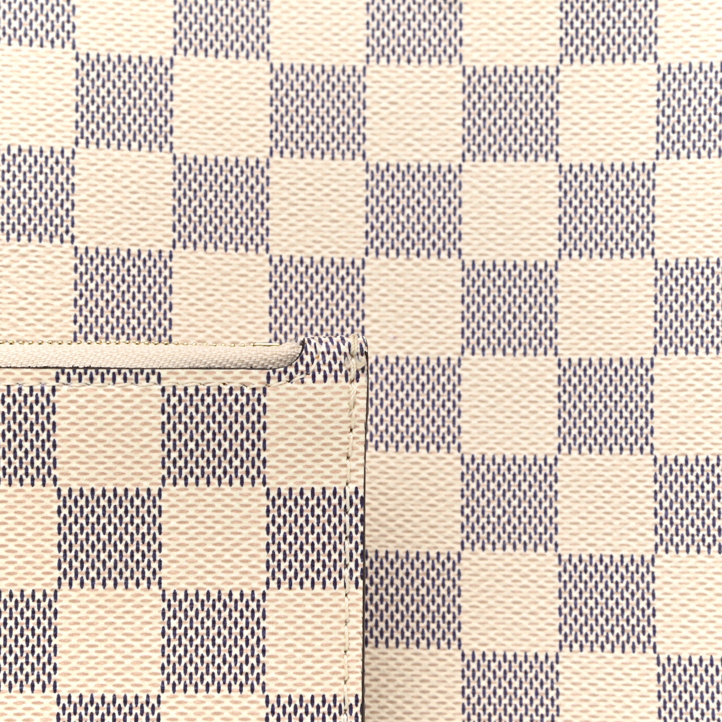 Damier Azur Braided Neverfull MM Orange