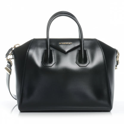 Givenchy Shiny Lord Calfskin Medium Antigona Black 1 of 8