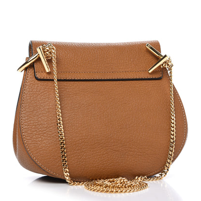 Chloe Grained Lambskin Drew Shoulder Bag Caramel 3 of 8