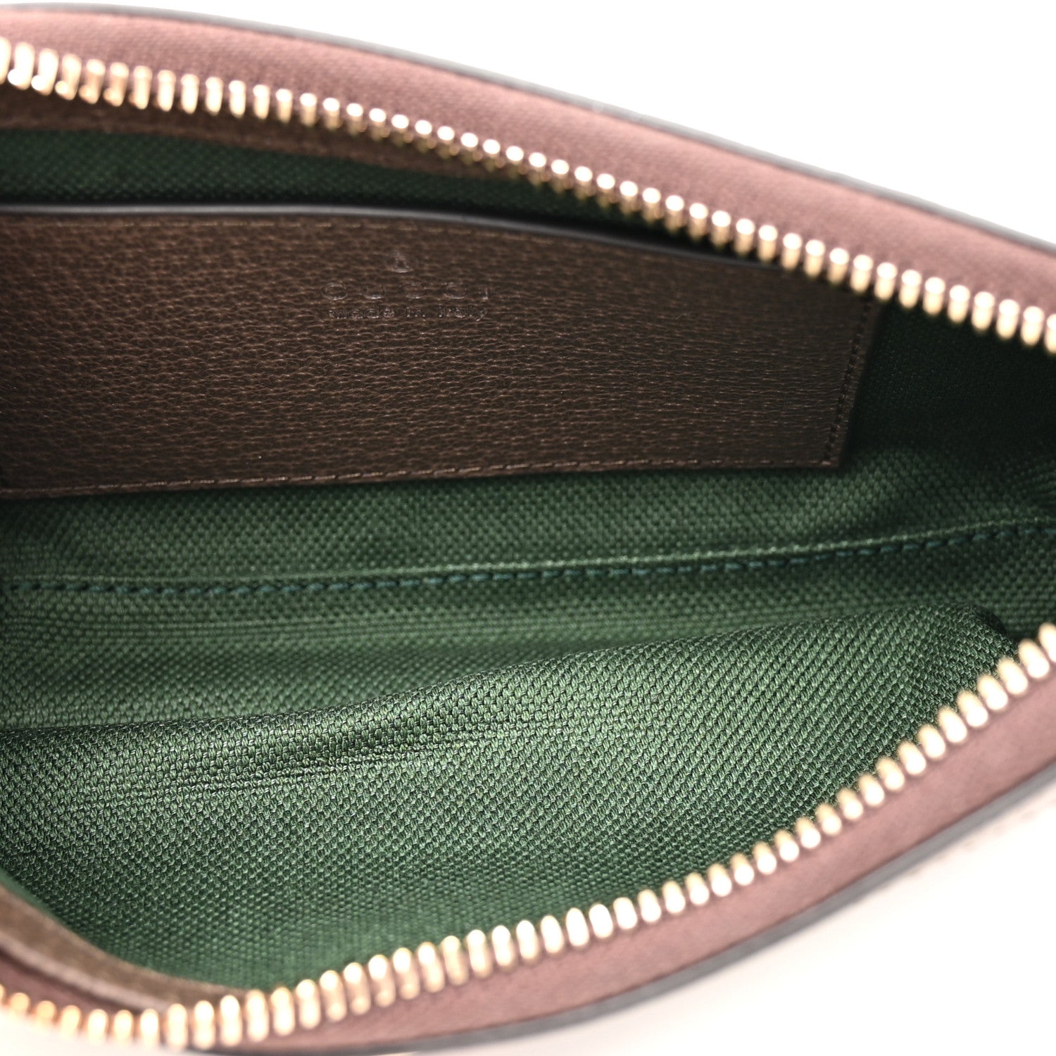 Gucci GG Supreme Monogram Textured Dollar Calfskin Web Mini Ophidia Shoulder Bag Beige Ebony New Acero 5 of 10
