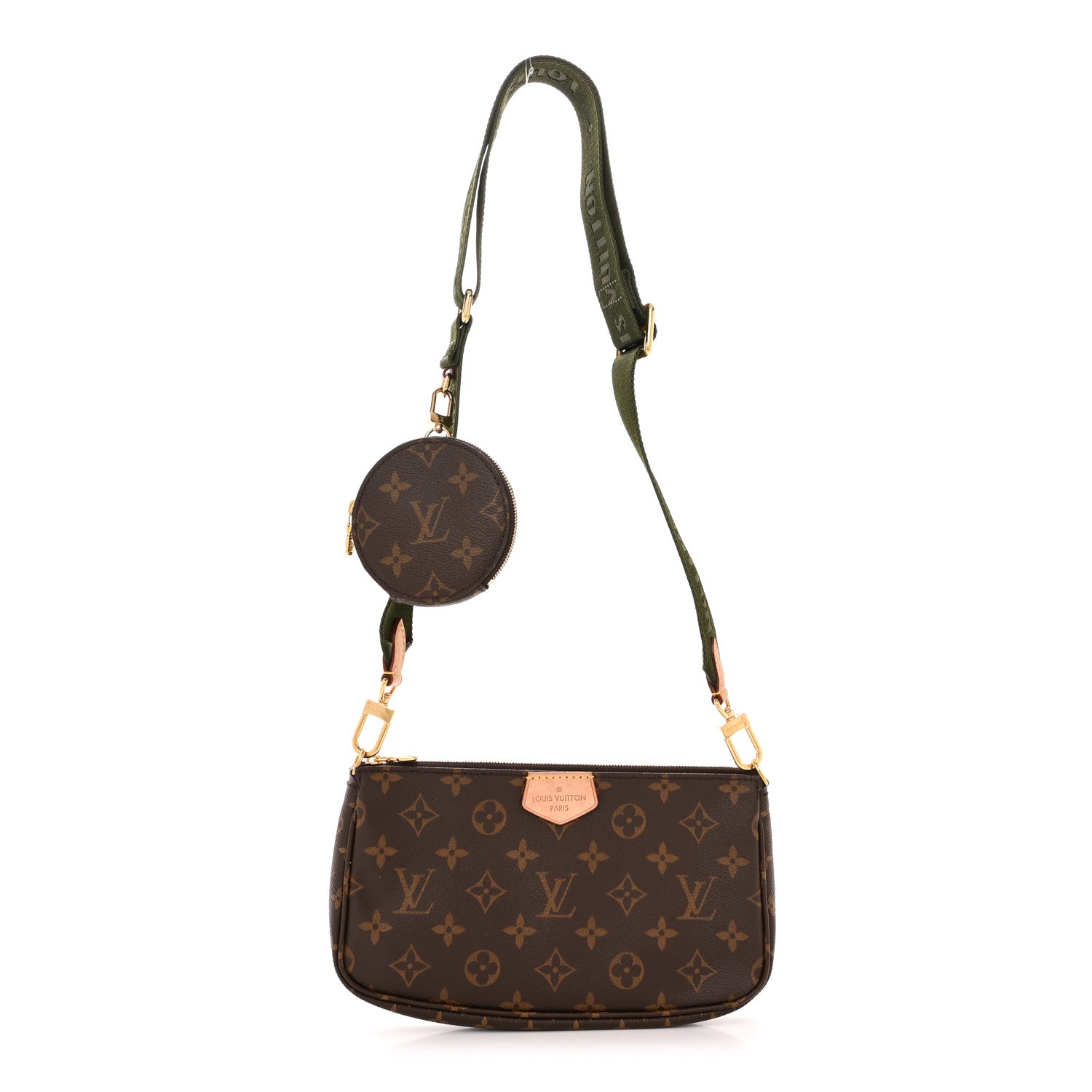 Louis Vuitton Monogram Multi Pochette Accessories Large Pochette Kaki 1 of 13