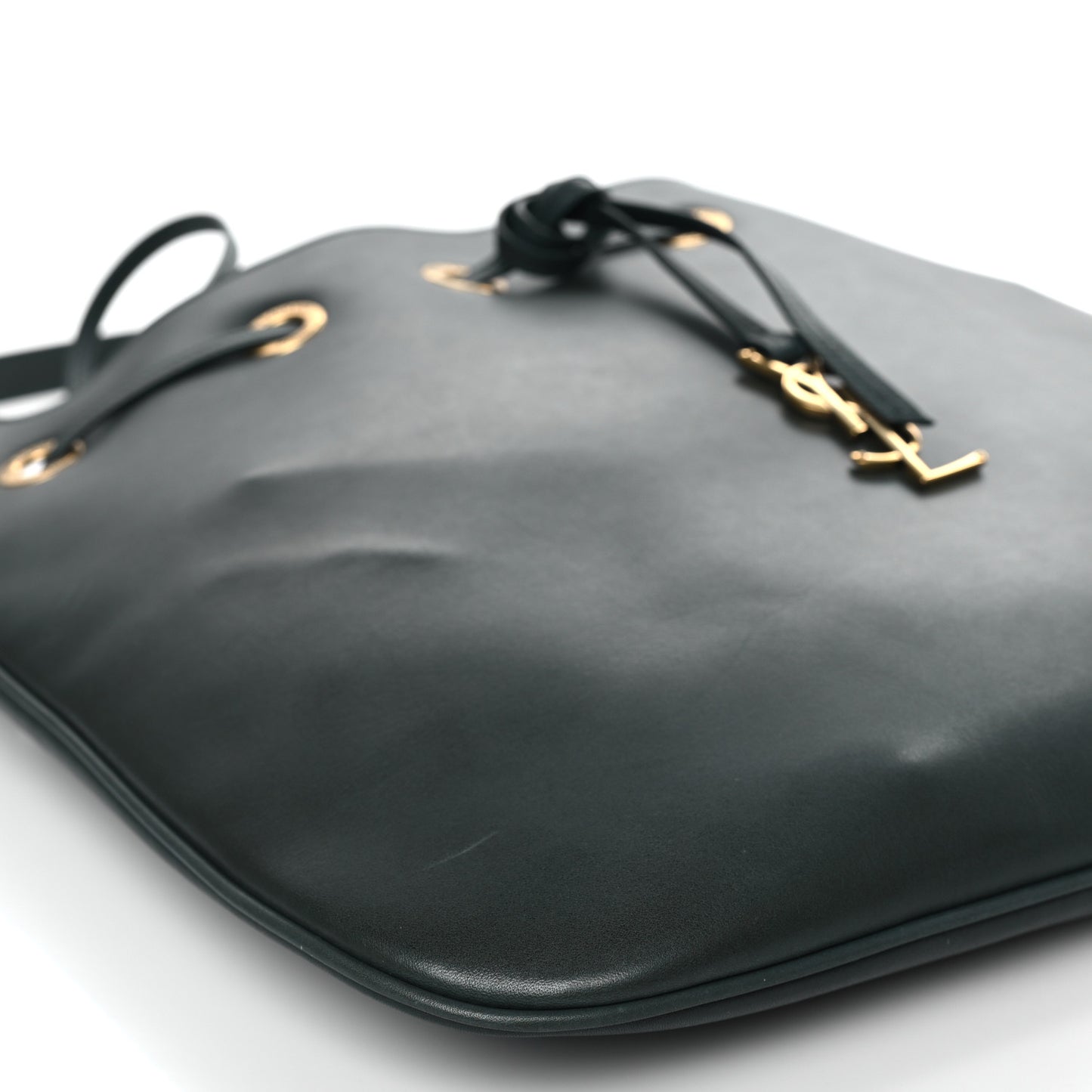 Calfskin Medium Paris VII Flat Hobo New Vert Fonce