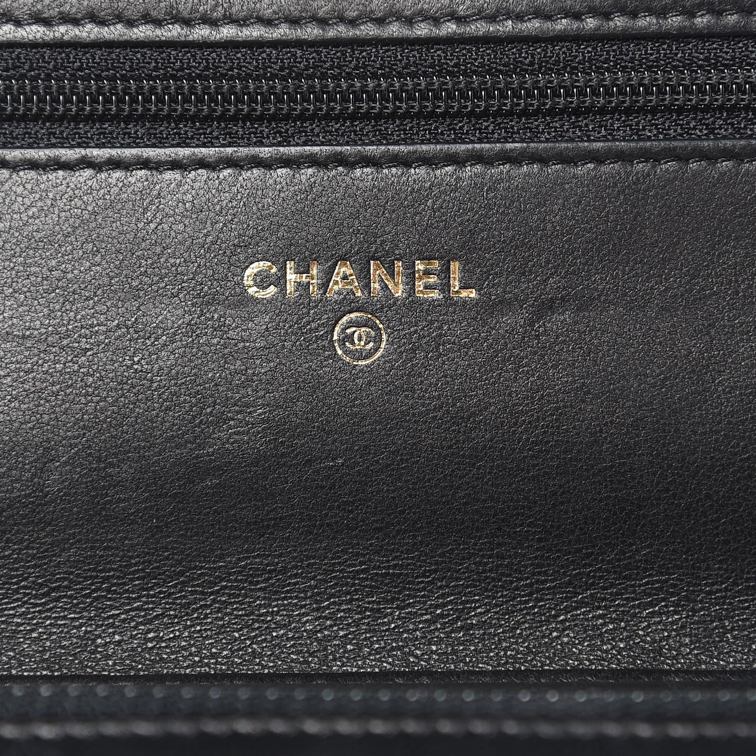Chanel Aged Calfskin Quilted Reissue Wallet On Chain WOC Black 6 of 14