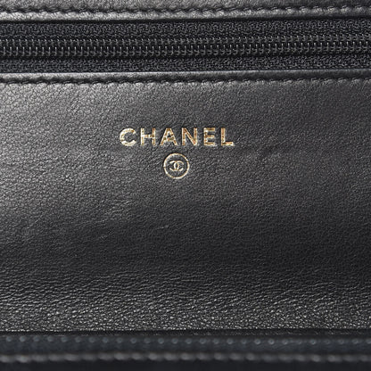 Chanel Aged Calfskin Quilted Reissue Wallet On Chain WOC Black 6 of 14