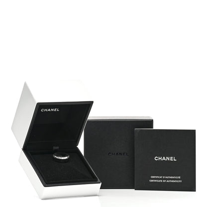 Chanel 18K White Gold Mini Coco Crush Ring 53 6.25 6 of 6