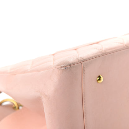 Chanel Lambskin Quilted Grand Shopping Tote GST Pink 13 of 18