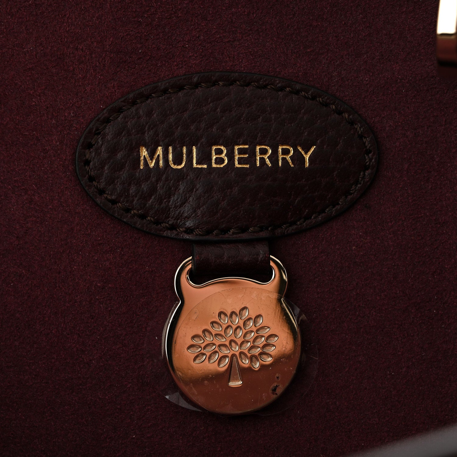 Mulberry Grain Vegetable Tanned Calfskin Bayswater Oxblood 6 of 11