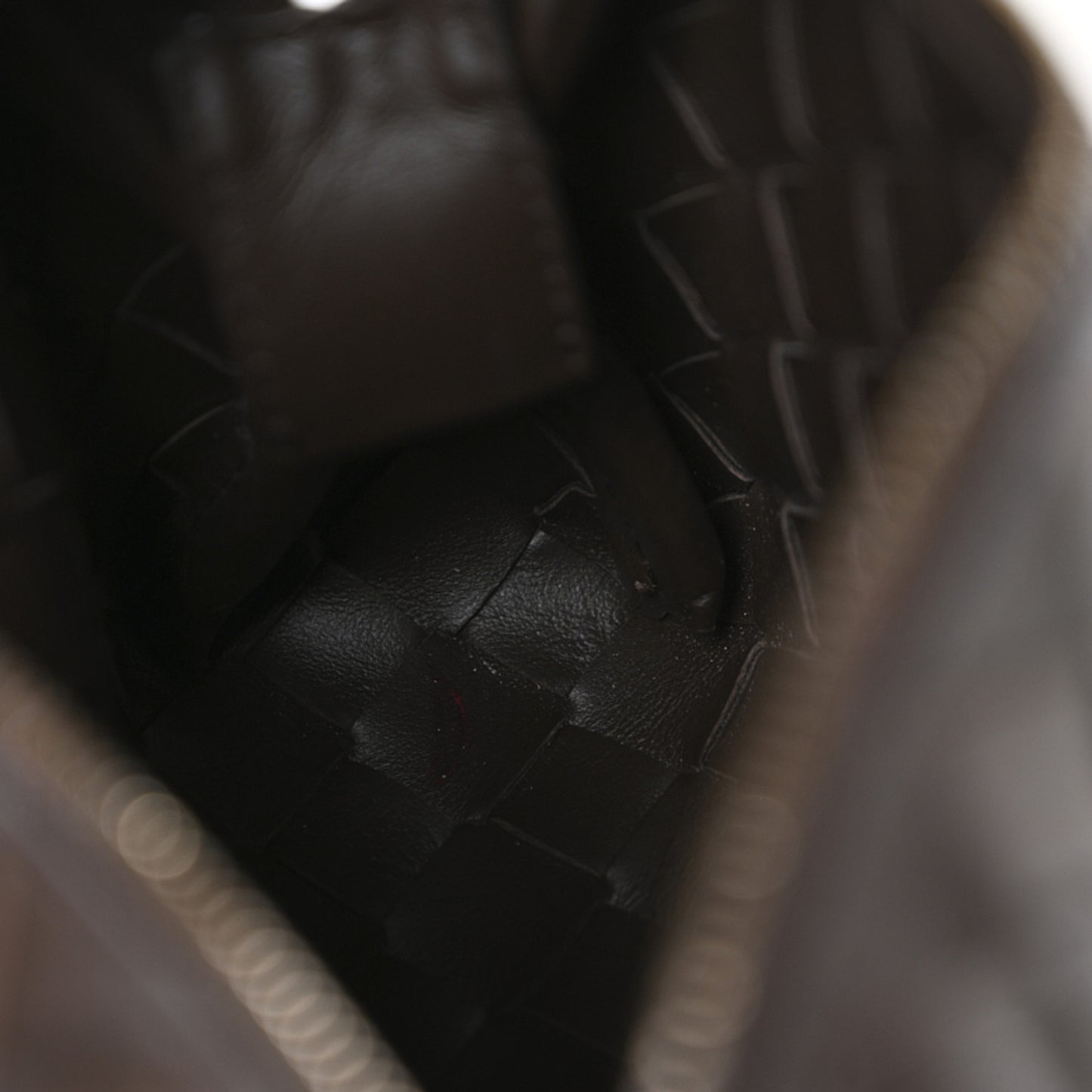 Nappa Intrecciato Mini Loop Camera Bag Light Brown