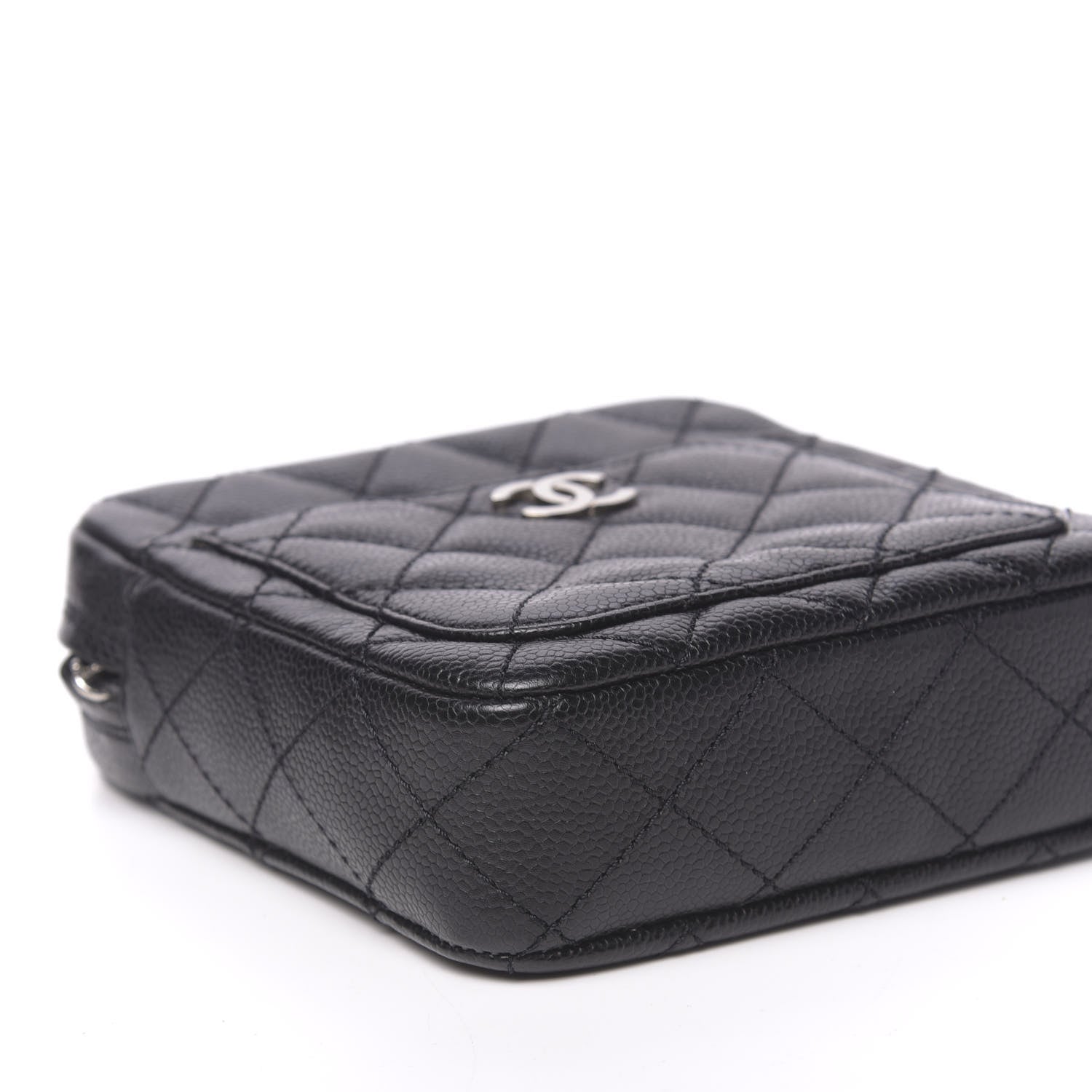 Chanel Caviar Quilted Camera Case Crossbody Bag Black 8 of 11