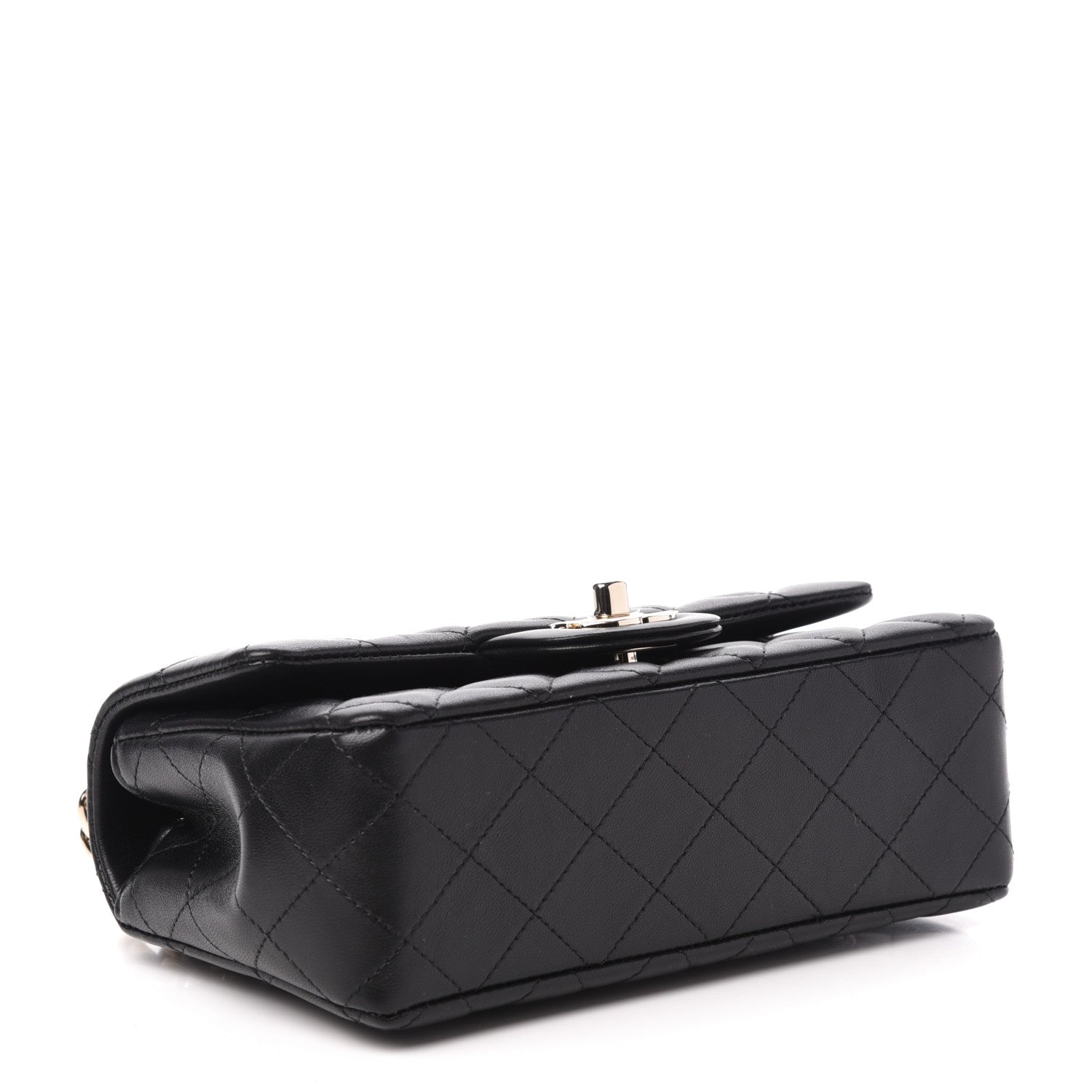 Chanel Lambskin Quilted Mini Coco Charms Rectangular Flap Black 4 of 10