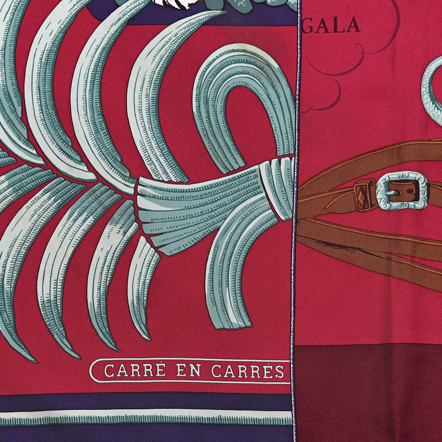 Hermes Silk Jersey Carre En Carres Scarf 90 5 of 9