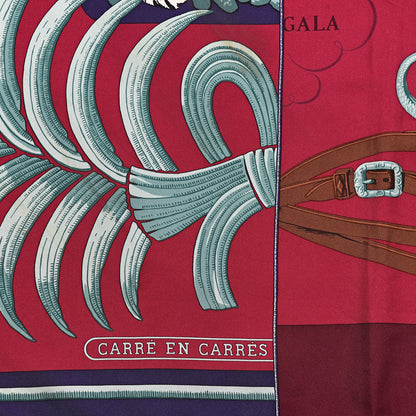 Hermes Silk Jersey Carre En Carres Scarf 90 5 of 9