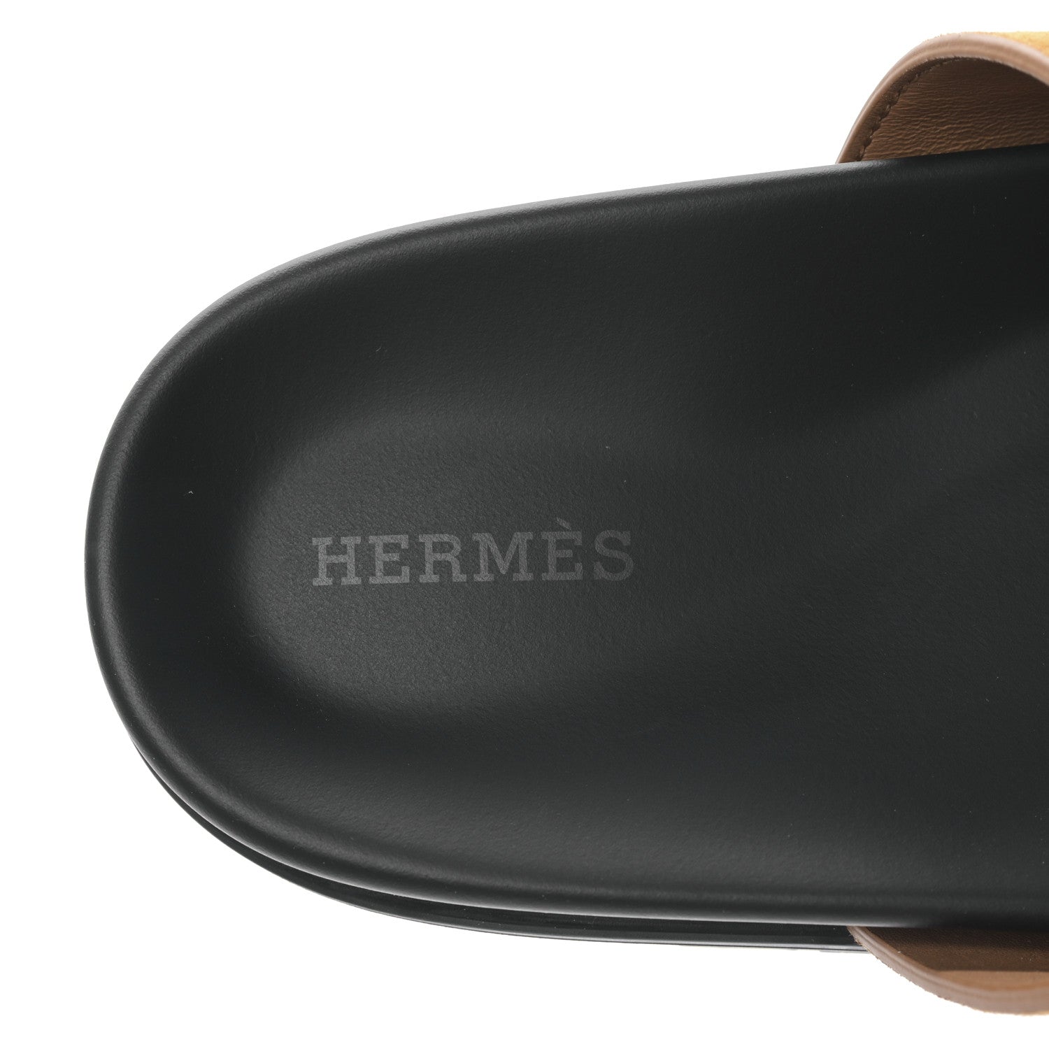 Hermes Suede Goatskin Womens Chypre Sandals 40 Naturel 7 of 8