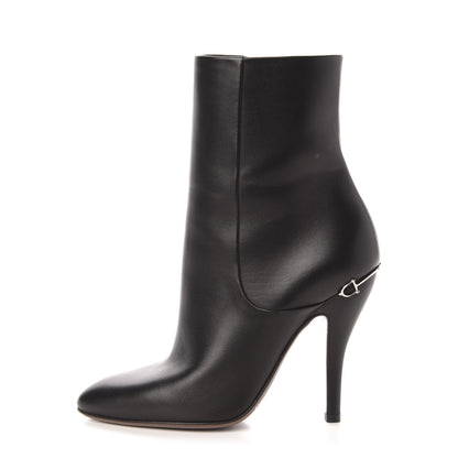 Gucci Nappa Horsebit Ankle Boots 36 Black 1 of 10