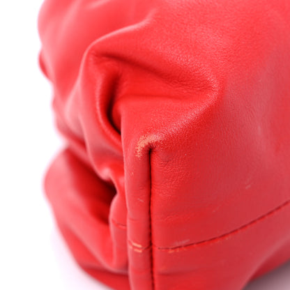 Bottega Veneta Smooth Butter Calf The Pouch Oversized Clutch Bright Red 8 of 15