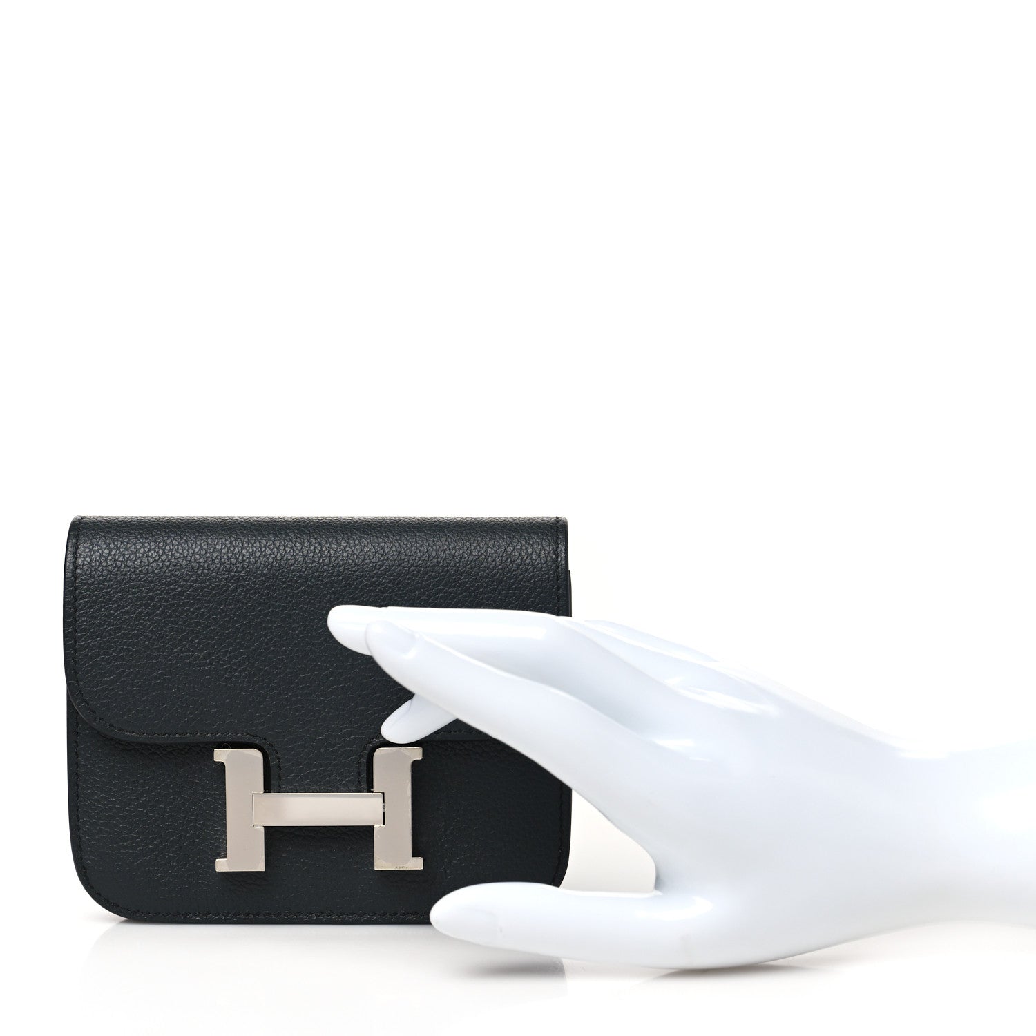 Hermes Evercolor Constance Slim Wallet Vert De Gris 3 of 10
