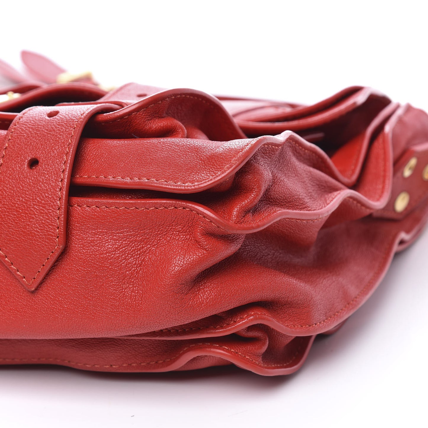 Lambskin Medium PS1 Satchel Red