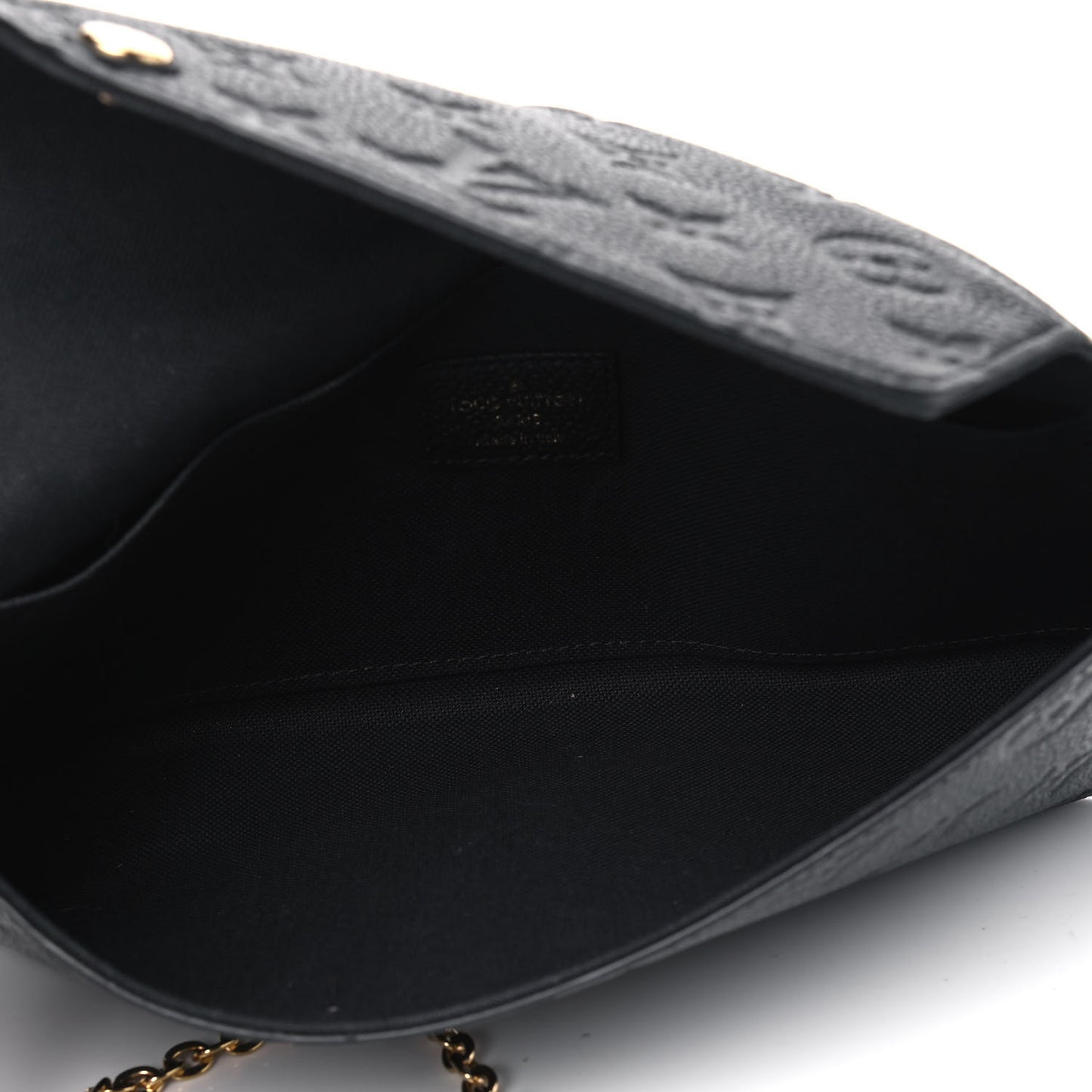 Empreinte Pochette Felicie Chain Wallet Black