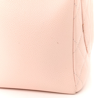 Chanel Caviar Quilted Grand Shopping Tote GST Light Pink 11 of 13