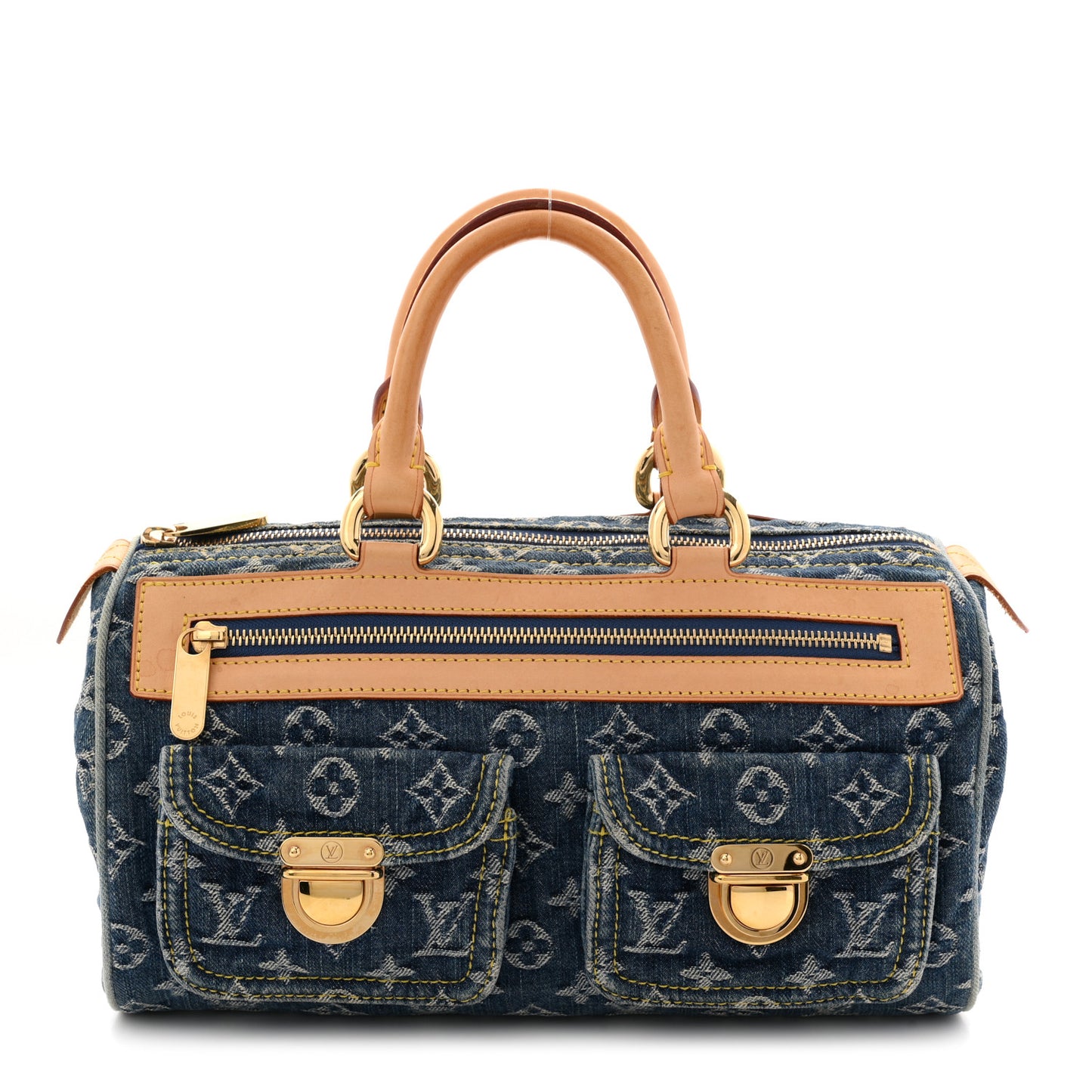 Monogram Denim Neo Speedy Blue
