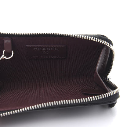 Chanel Caviar Quilted Key Holder Case Black 6 of 11