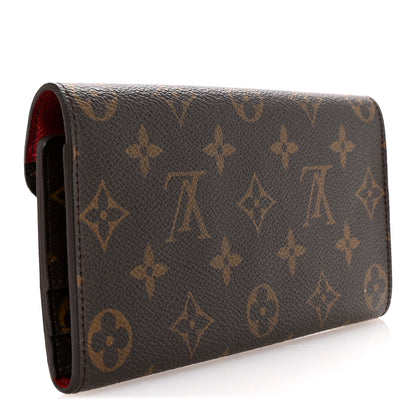 Louis Vuitton Monogram Josephine Wallet Red 6 of 14