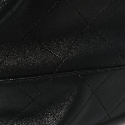 Chanel Calfskin Stitched Large Shopping Bag Black 10 of 10