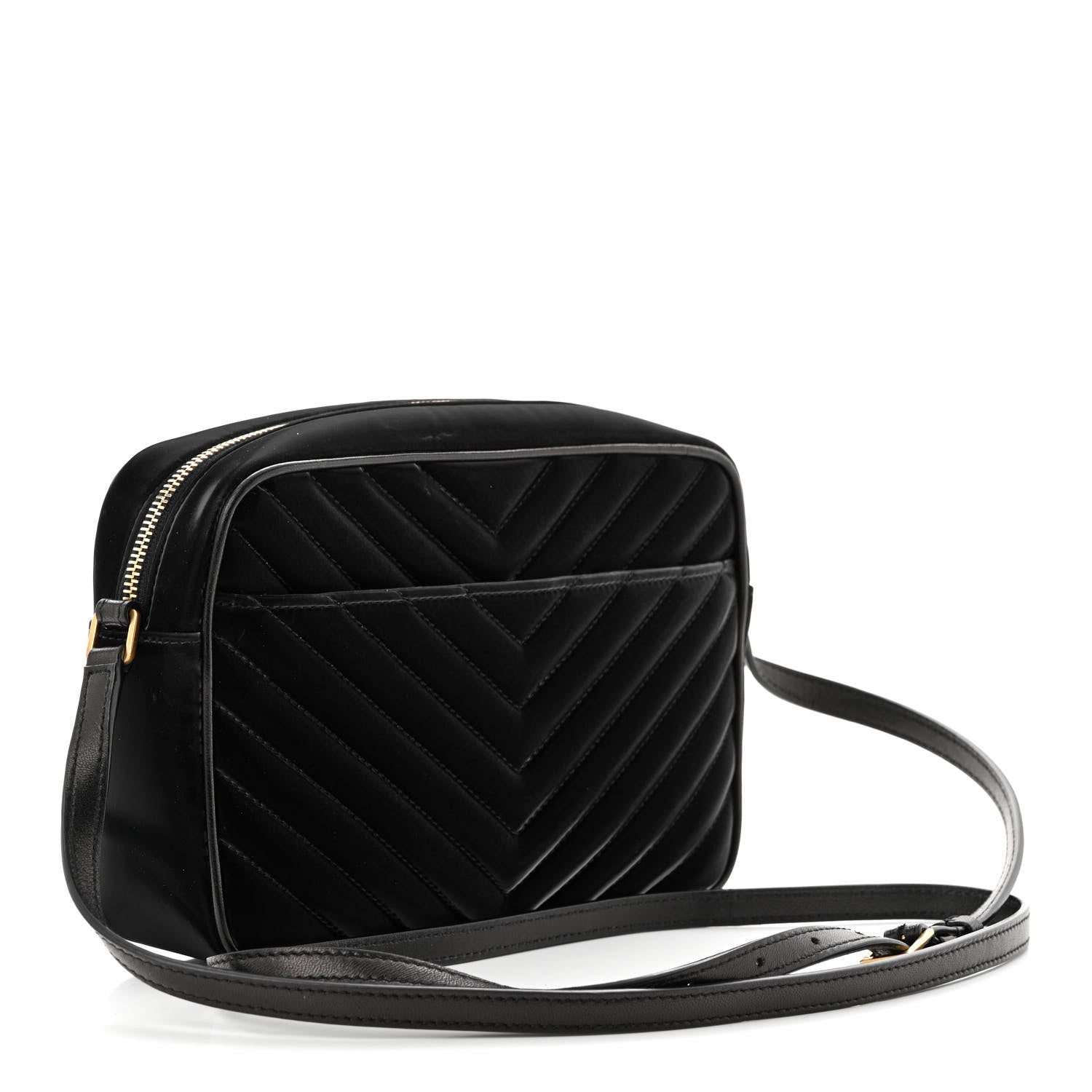 Saint Laurent Nylon Matelasse Monogram Lou Camera Bag Black 3 of 12