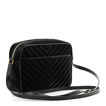 Saint Laurent Nylon Matelasse Monogram Lou Camera Bag Black 3 of 12