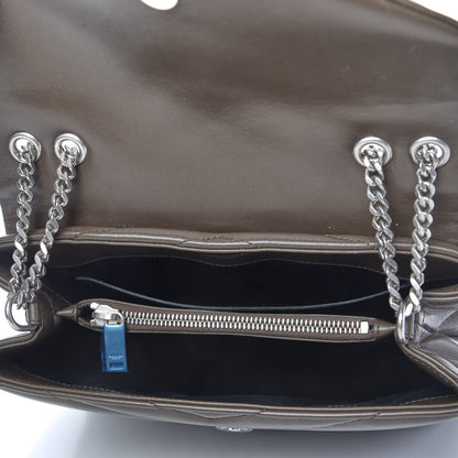 Saint Laurent Calfskin Y Quilted Monogram Small Loulou Chain Satchel Faggio 5 of 10