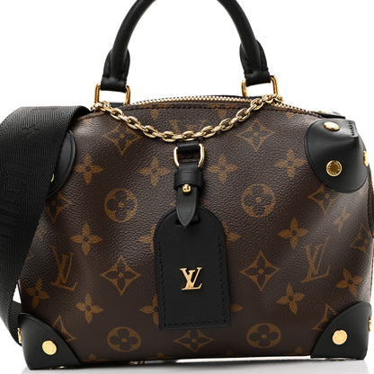 Louis Vuitton Monogram Petite Malle Souple Black 7 of 9