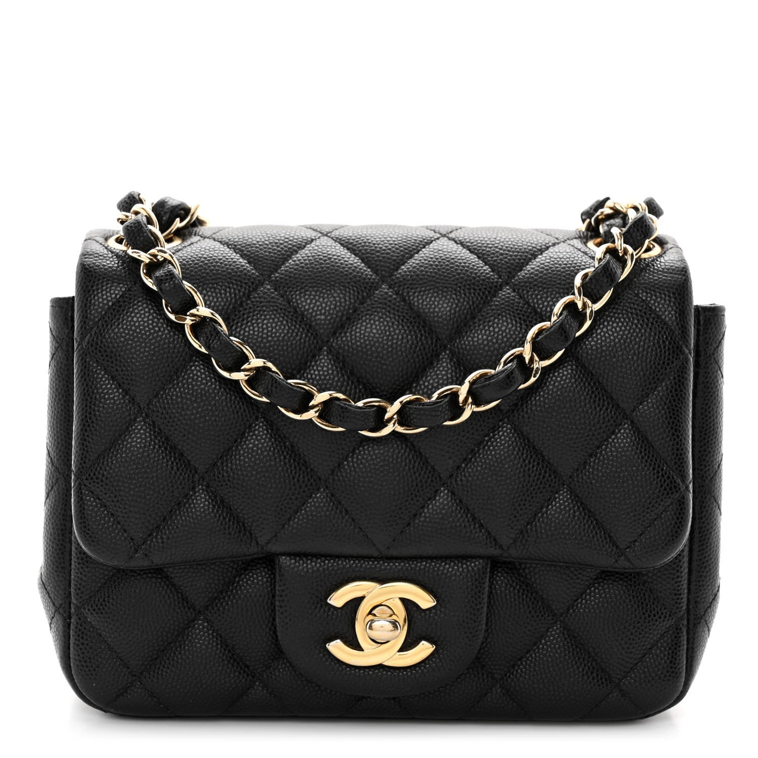 Chanel Caviar Quilted Mini Square Flap Black 1 of 10