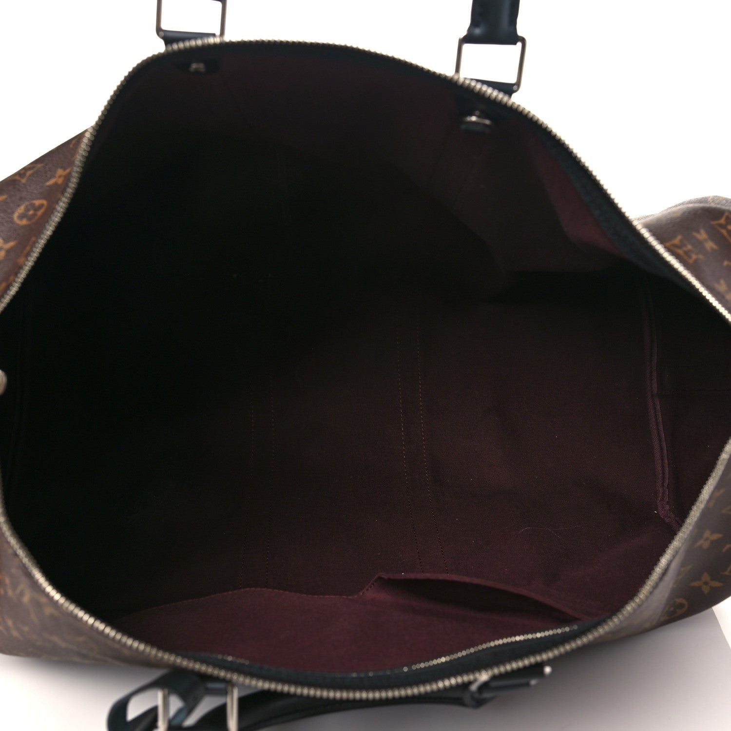 Louis Vuitton Monogram Macassar Keepall Bandouliere 55 5 of 10