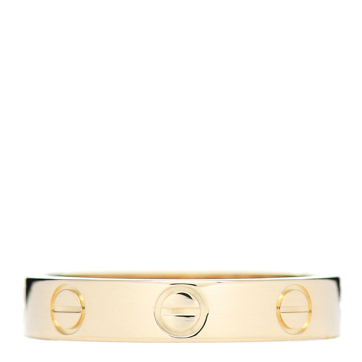 18K Yellow Gold 3.5mm LOVE Wedding Band Ring 51 5.75