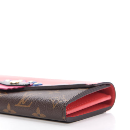 Louis Vuitton Monogram Totem Sarah Wallet Flamingo 7 of 9