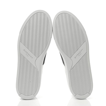 Givenchy Calfskin Band Logo Womens Urban Street Sneakers 40 White Black 5 of 9
