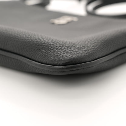 Burberry Grained Calfskin Peyton TB Crossbody Bag Black 10 of 11